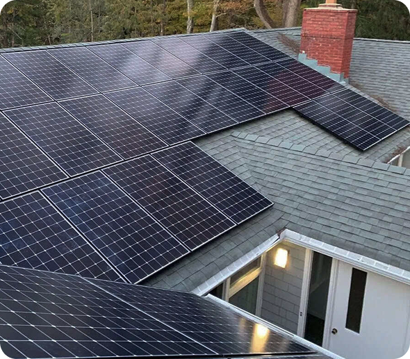 Солнечные панели на крыше